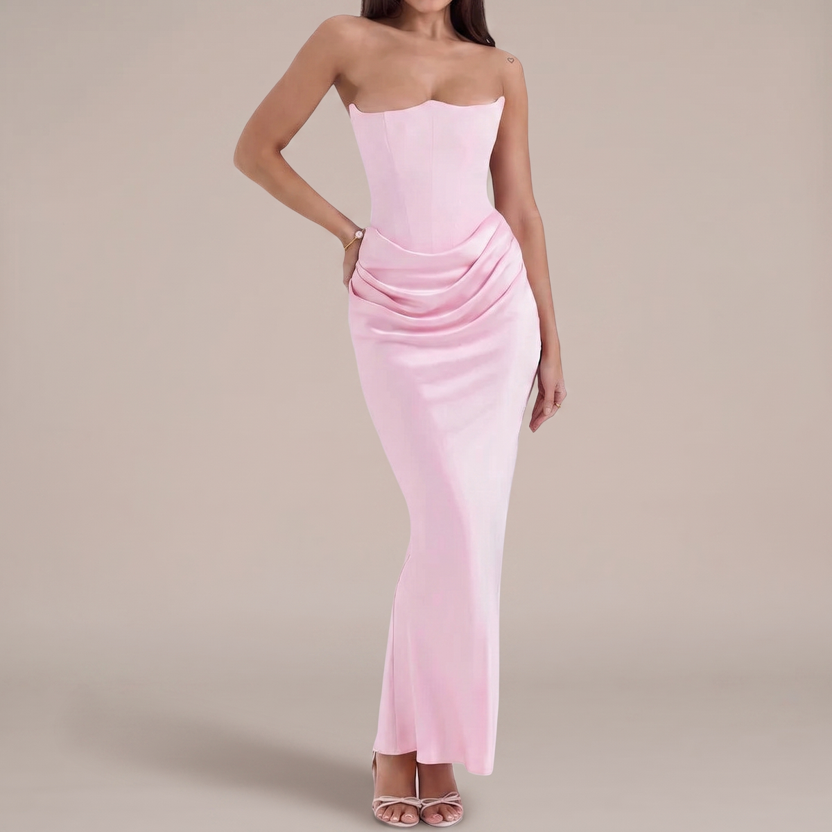 Bella Strapless Maxi Dress