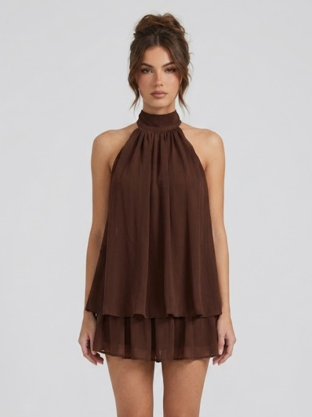 Cleo Halter Mini Dress