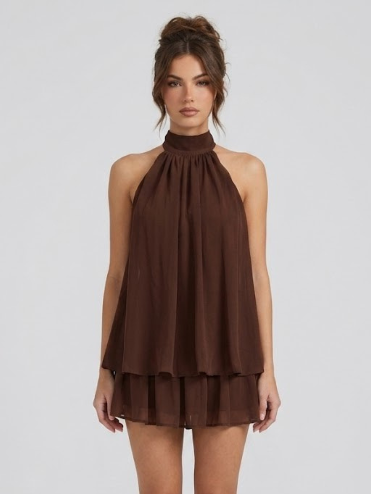 Cleo Halter Mini Dress
