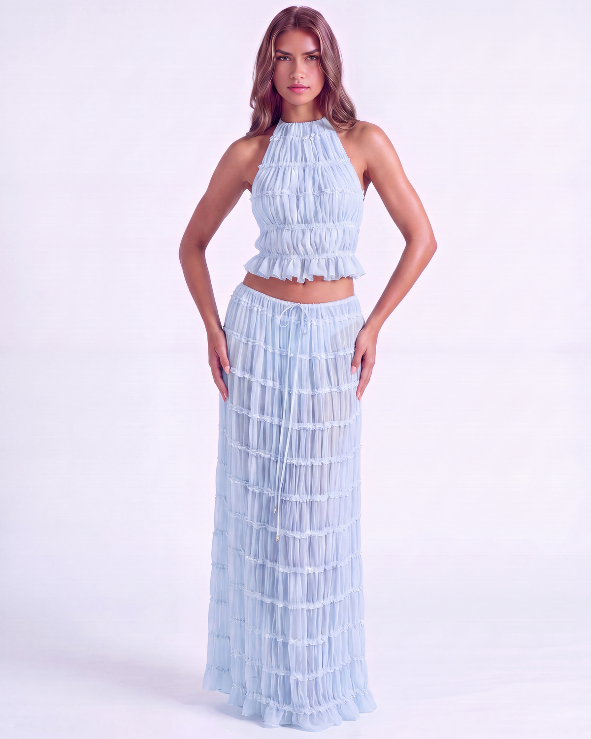 Soleil Two Piece Maxi Dress