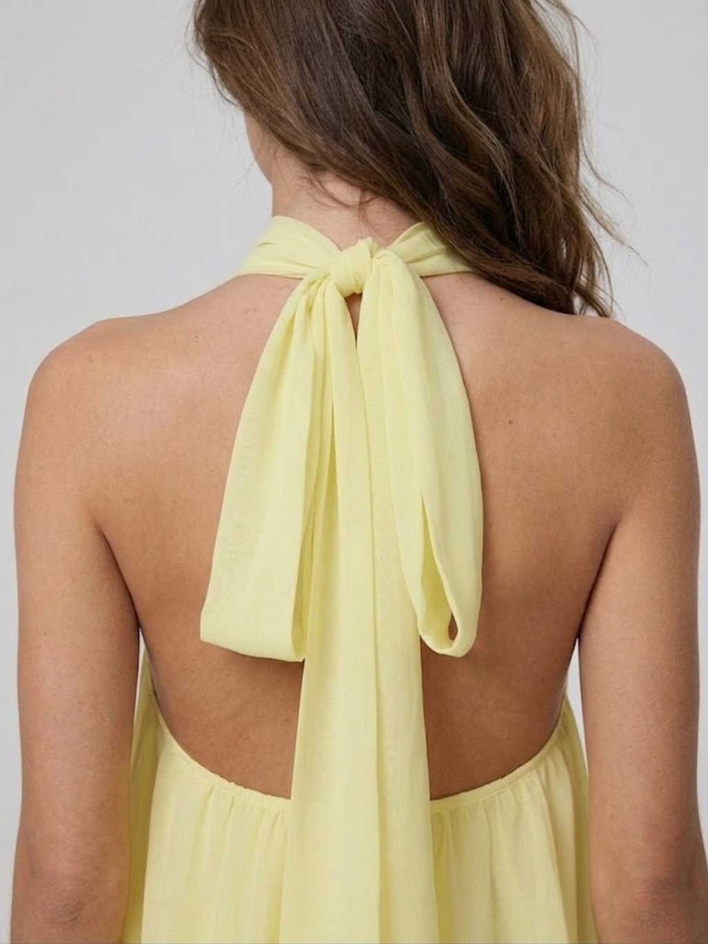 Celine Halter Mini Dress