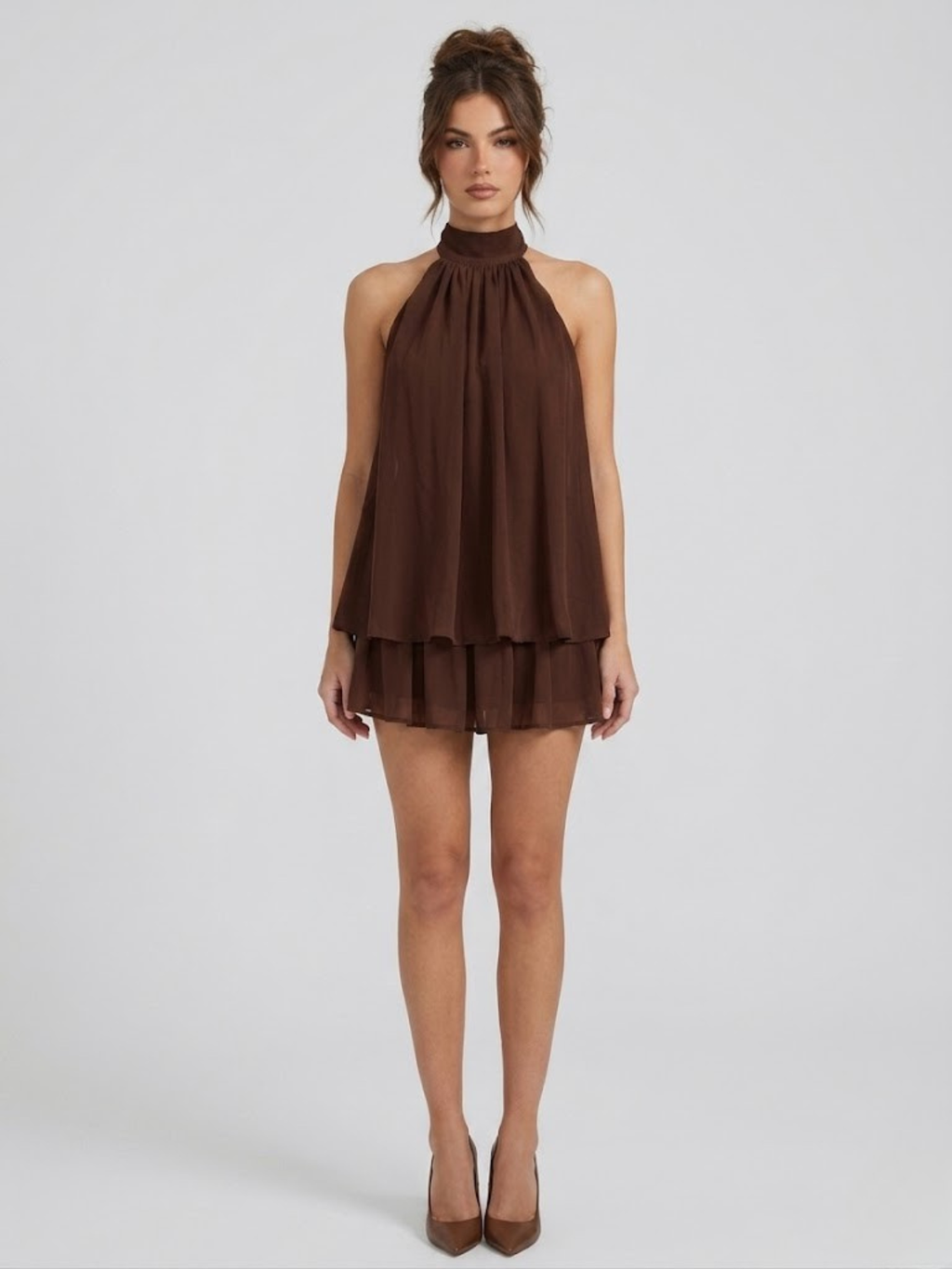 Cleo Halter Mini Dress