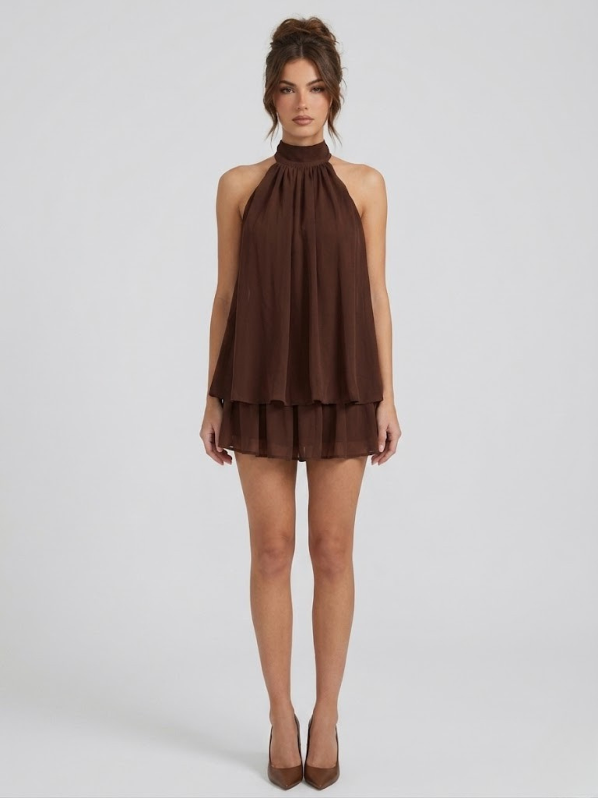 Cleo Halter Mini Dress