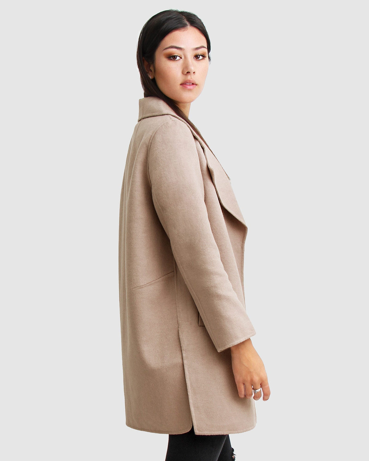 Emilia Oversized Wool-Blend Coat