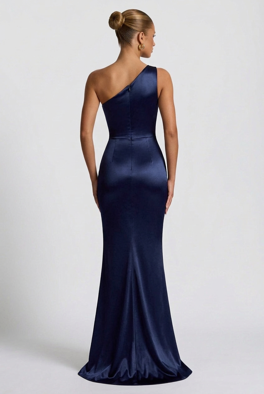 Satin Maxi Dress – Isabella