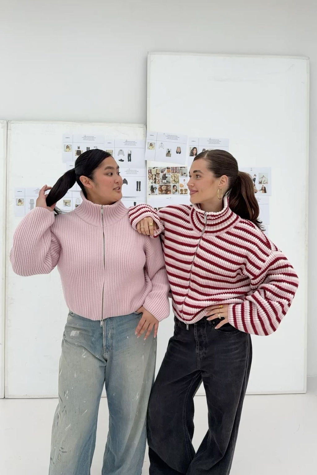 Tori Striped Chunky Knit Sweater