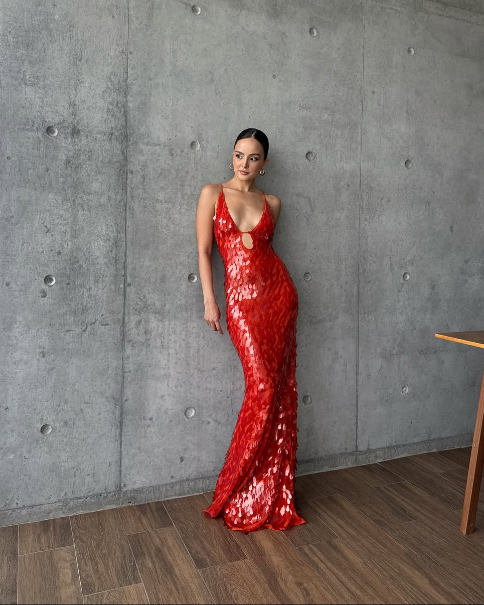 Sequin Maxi Dress – Valentina