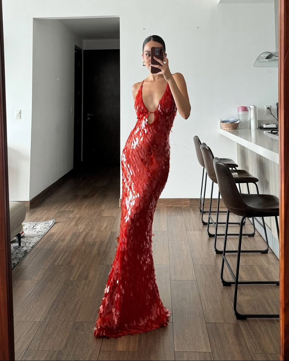 Sequin Maxi Dress – Valentina