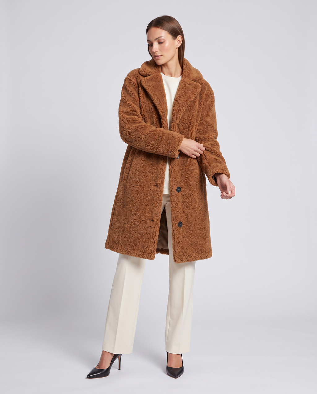 Emilia Teddy Long Coat