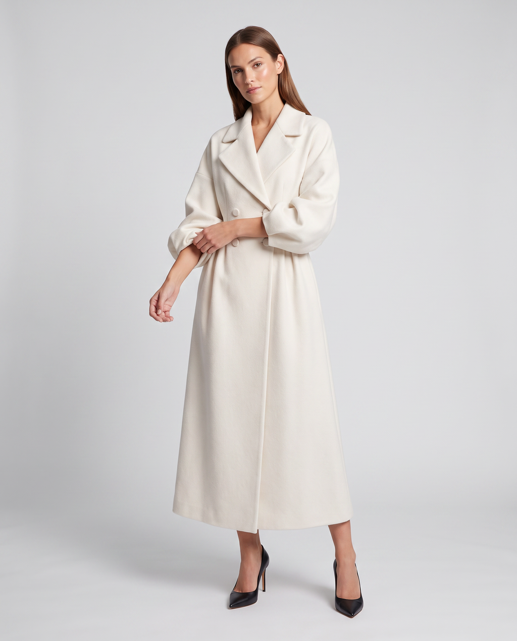 Vivienne Double-Breasted Maxi Coat