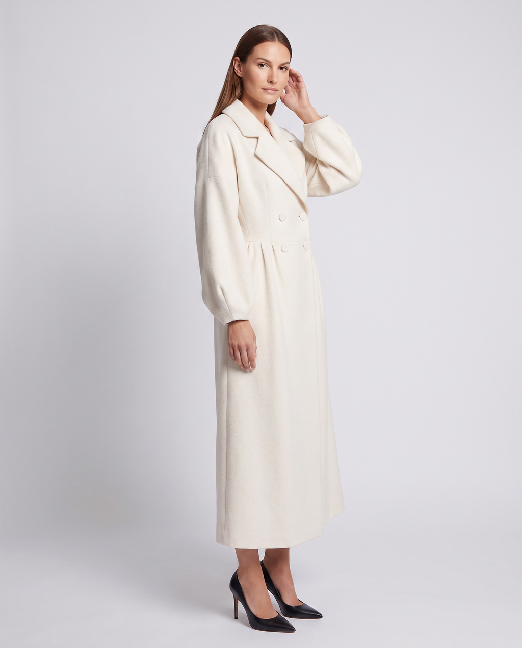 Vivienne Double-Breasted Maxi Coat