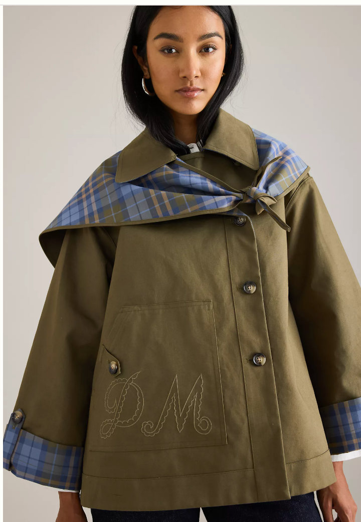 Cotton Jacket with Scarf – Apolline