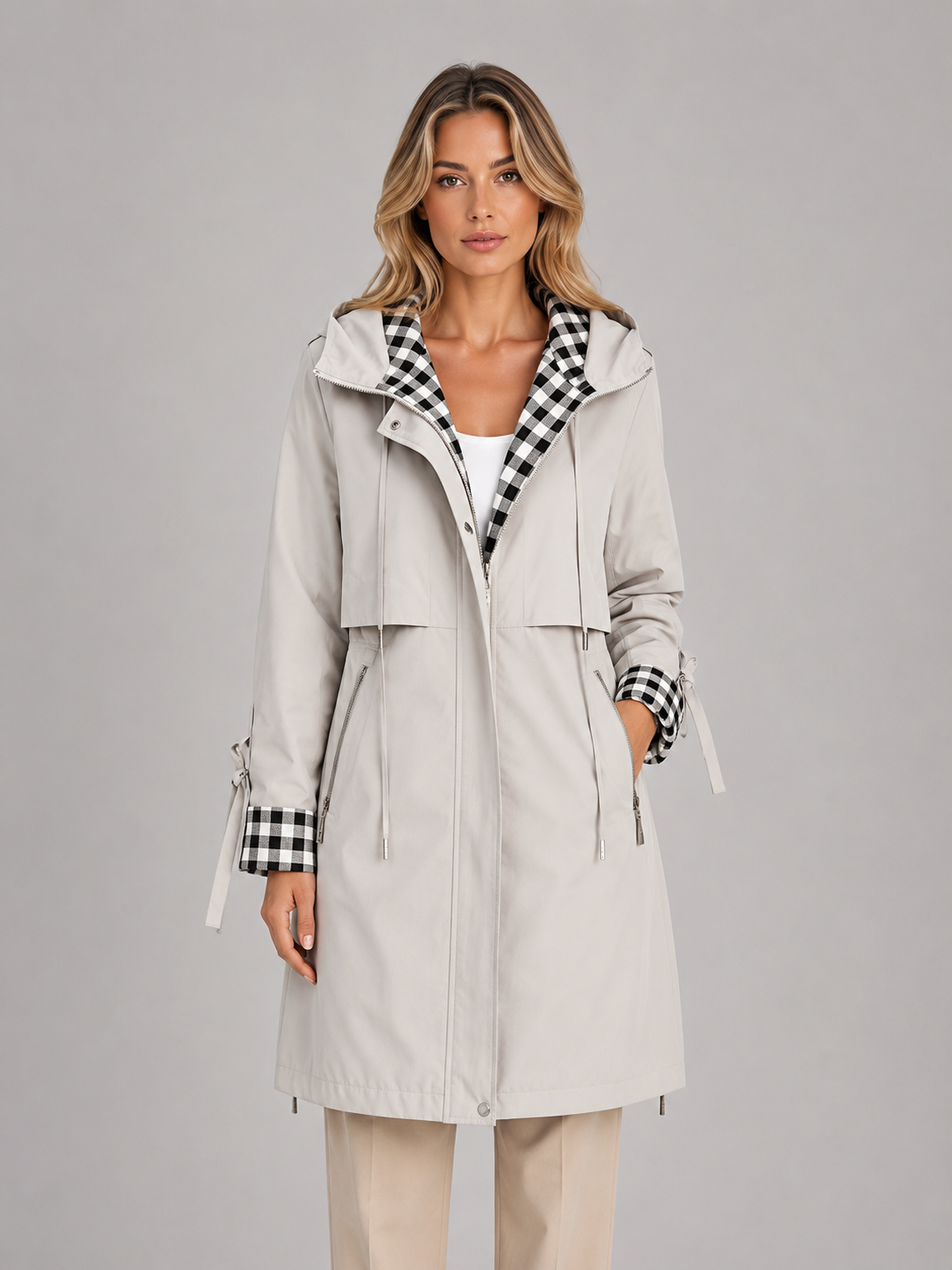 Mila Longline Hooded Parka Coat