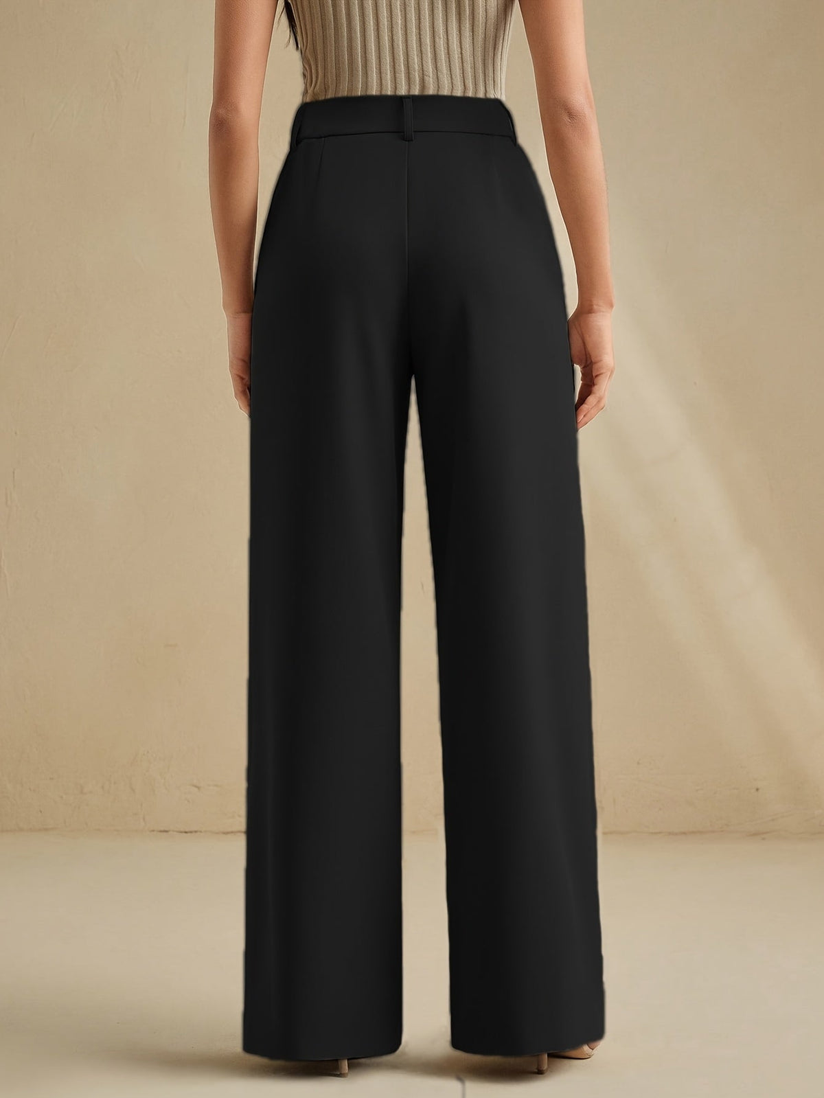 Amara High-Waisted Wide-Leg Trousers