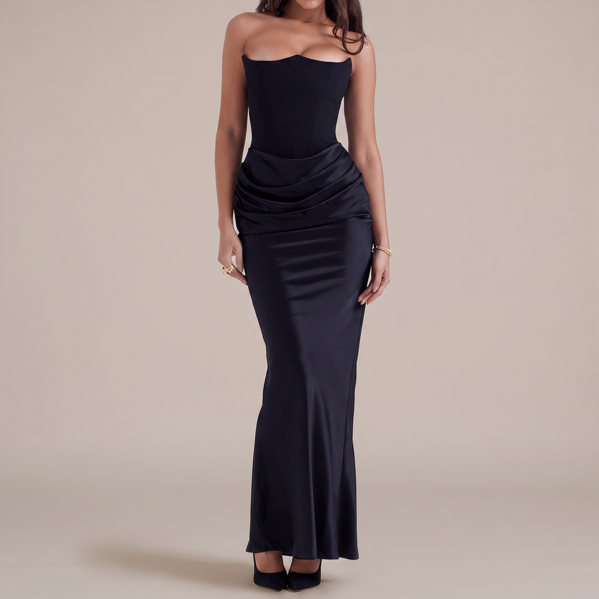 Bella Strapless Maxi Dress