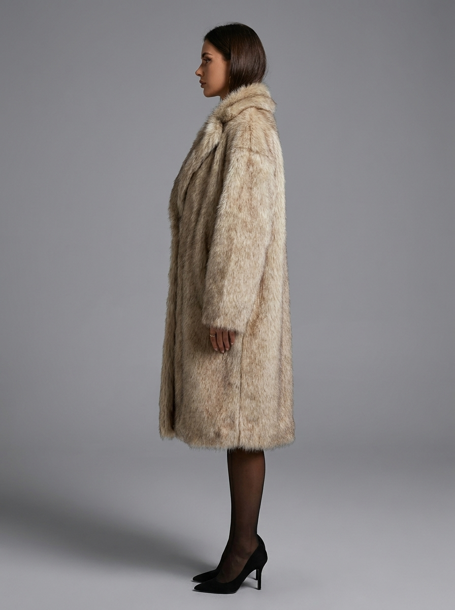Firerie Faux Fur Long Coat