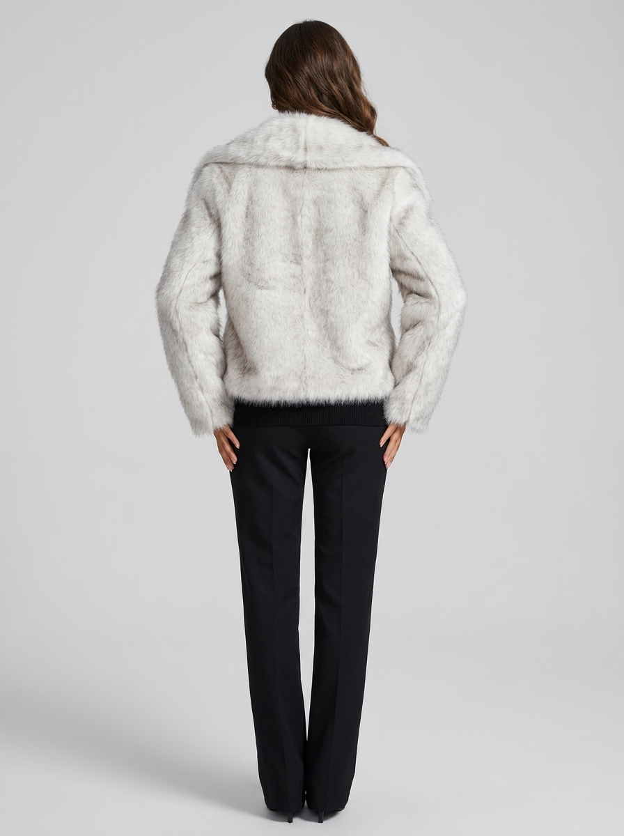 Women's Faux Fur Coat – Alessia Winter Faux Fur Jacket