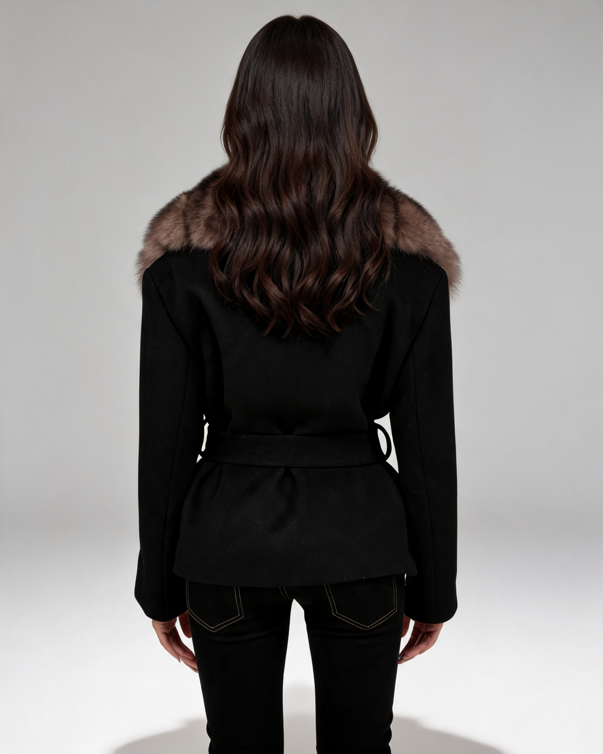 Wool Coat – Vivienne Belted Wool Wrap Coat