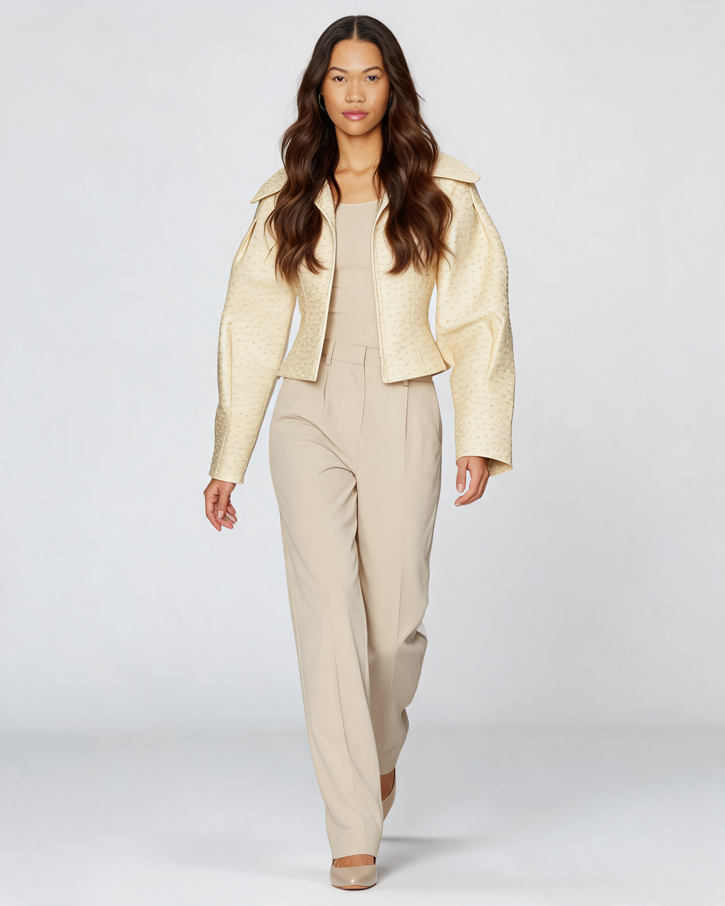 Faux Leather Jacket – Estelle