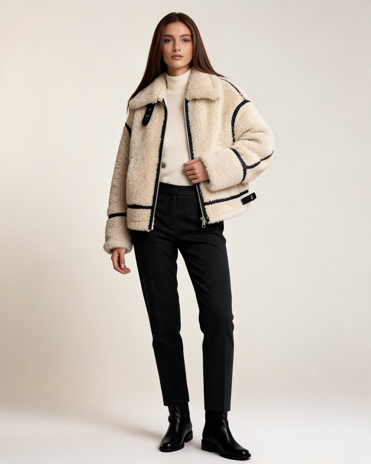 Teddy Jacket – Isabella Oversized Sherpa Jacket