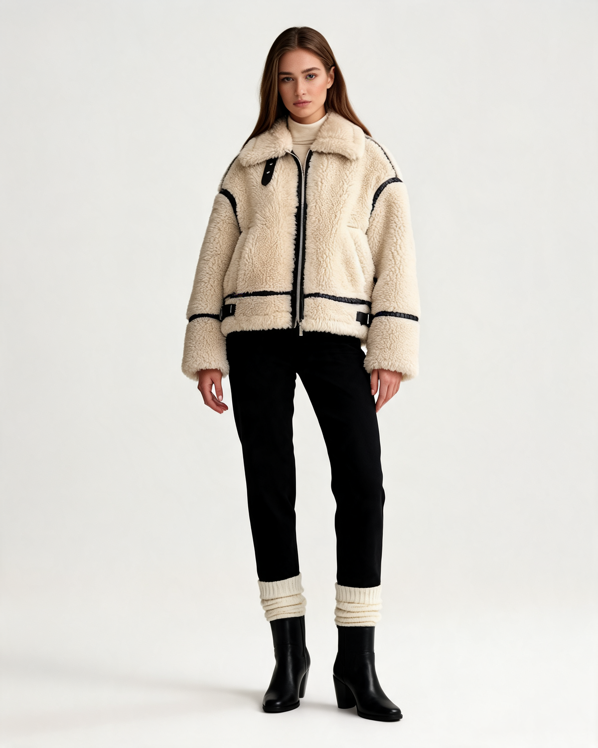 Teddy Jacket – Isabella Oversized Sherpa Jacket