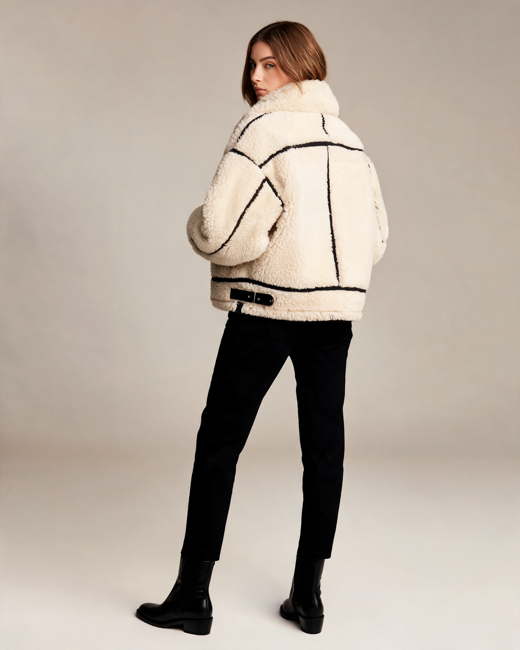 Teddy Jacket – Isabella Oversized Sherpa Jacket