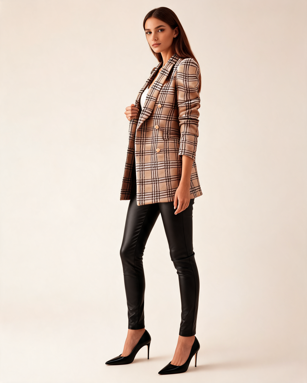 Camille Tweed Tailored Blazer