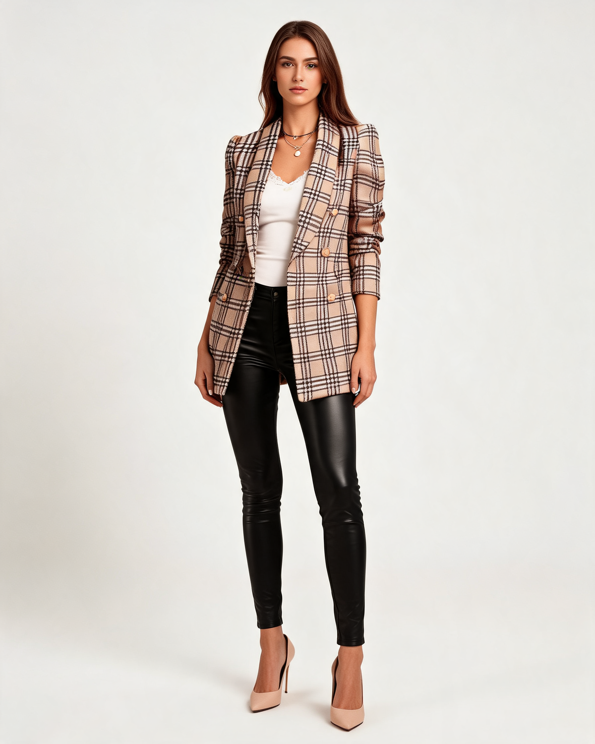 Camille Tweed Tailored Blazer