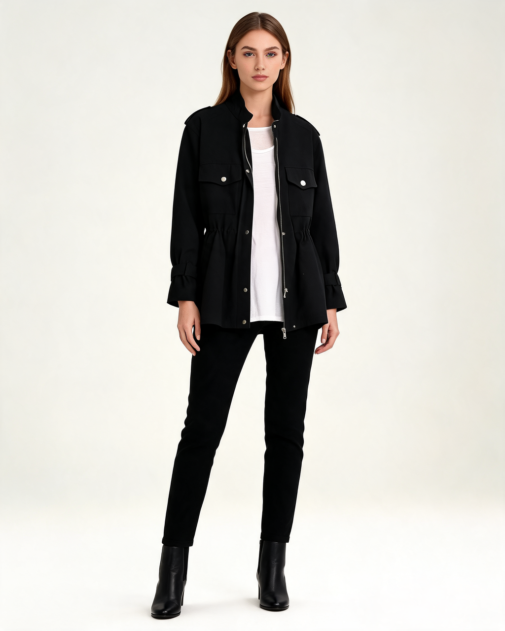 Amelie Wool Blend Belted Overcoat