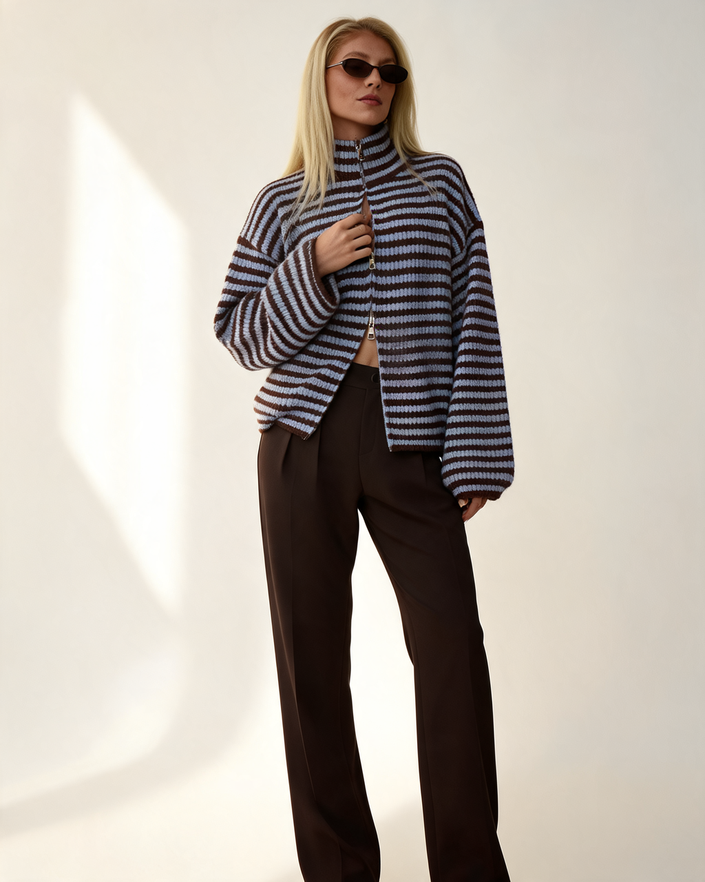 Cardigan – Maren Zip Knit