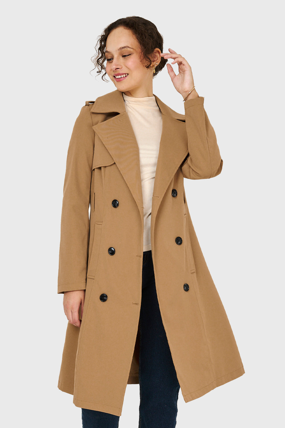 Valentina Belted Trench Coat